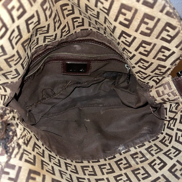 Y2K Fendi zucchino baguette gunmetal hardware Y2K bag - Picture 12 of 16